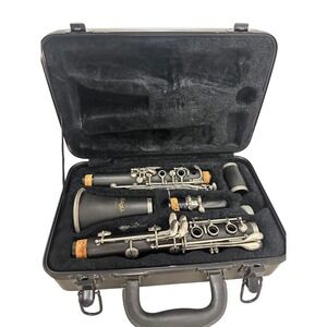 Stagg WS-CL210 Bb Clarinet Black Plastic Woodwind with Hard Case Mouthpiece